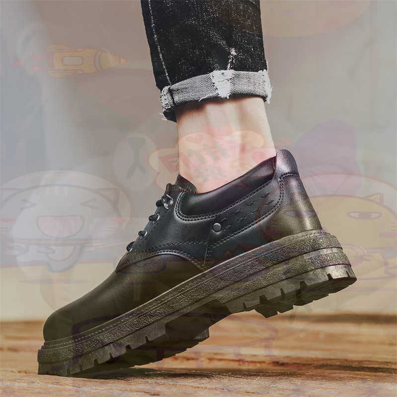 Men'S Grooming Lounge - Sepatu Pria Tenis Pelatih Fashion Kulit