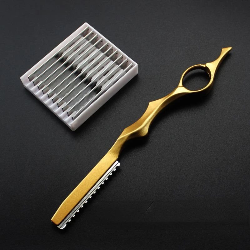 Straight Razor Safety - Pisau cukur Salon penipis aman, pisau