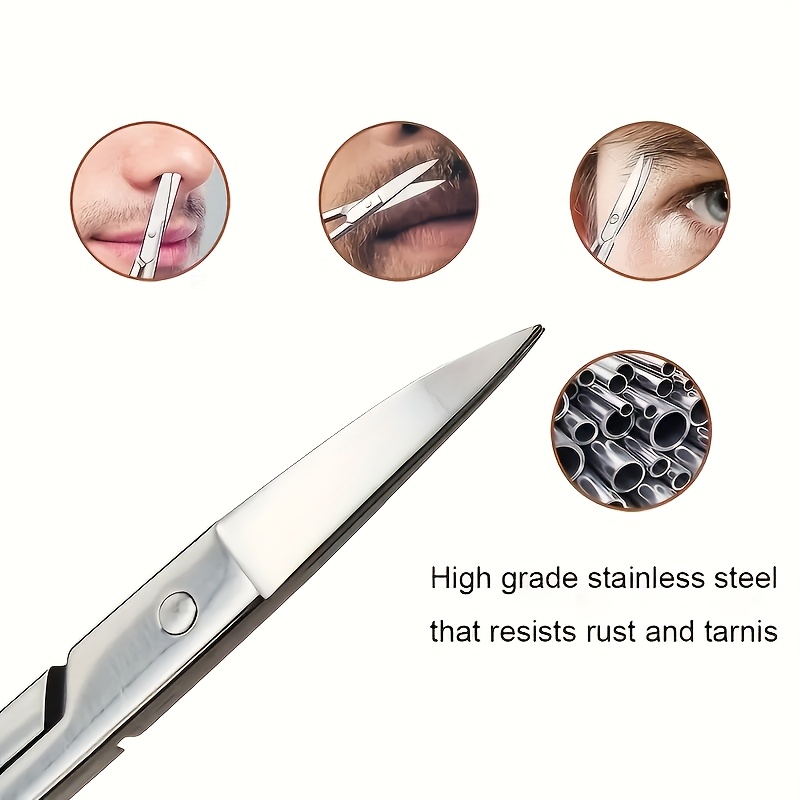 1/3 Buah Gunting Perawatan Kec - Men'S Grooming Eyebrow Trimming ulasan dan harga